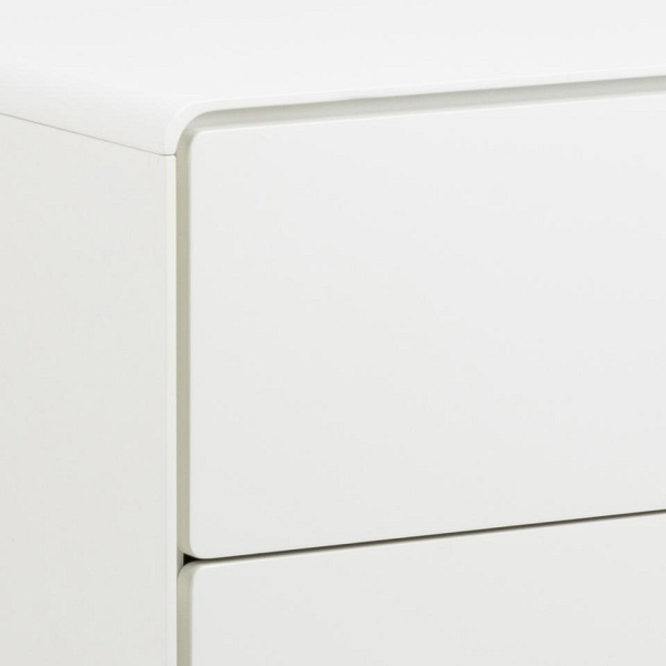 Komoda Lowell z 3 szufladami biała - ACTONA